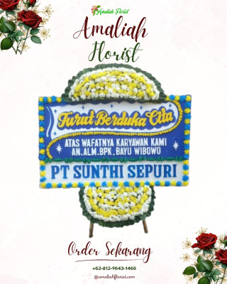 Papan Bunga Duka di Baru Tengah
