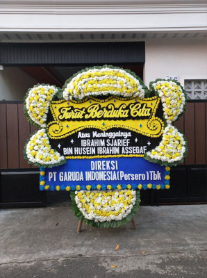 Papan Bunga Duka di Baru Tengah